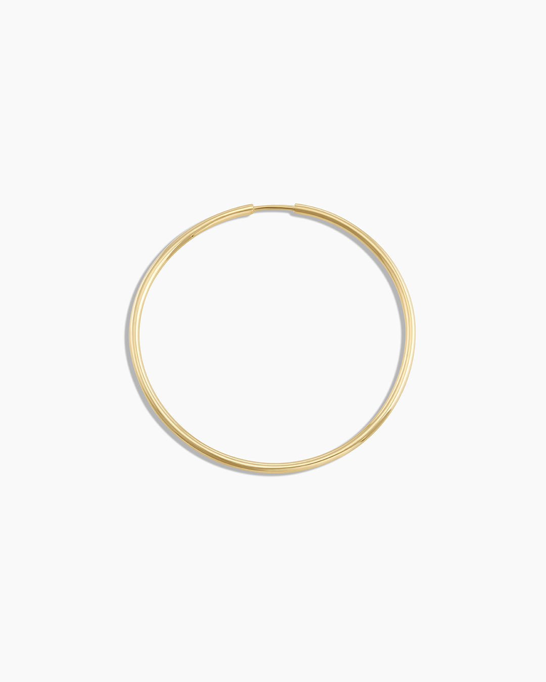 14K Gold Classic Single Hoop