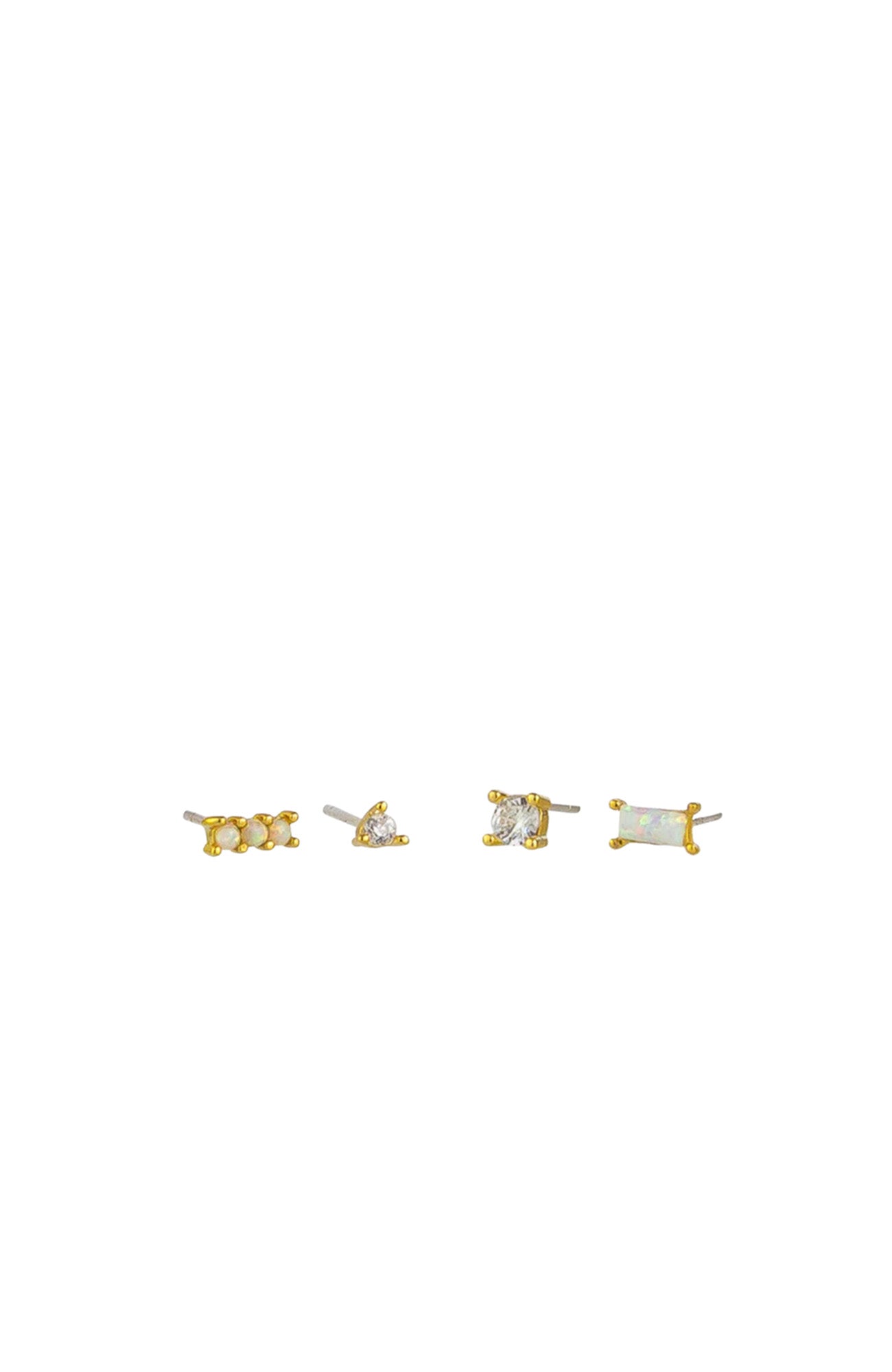 Astrid 4 Earring Set Gold
