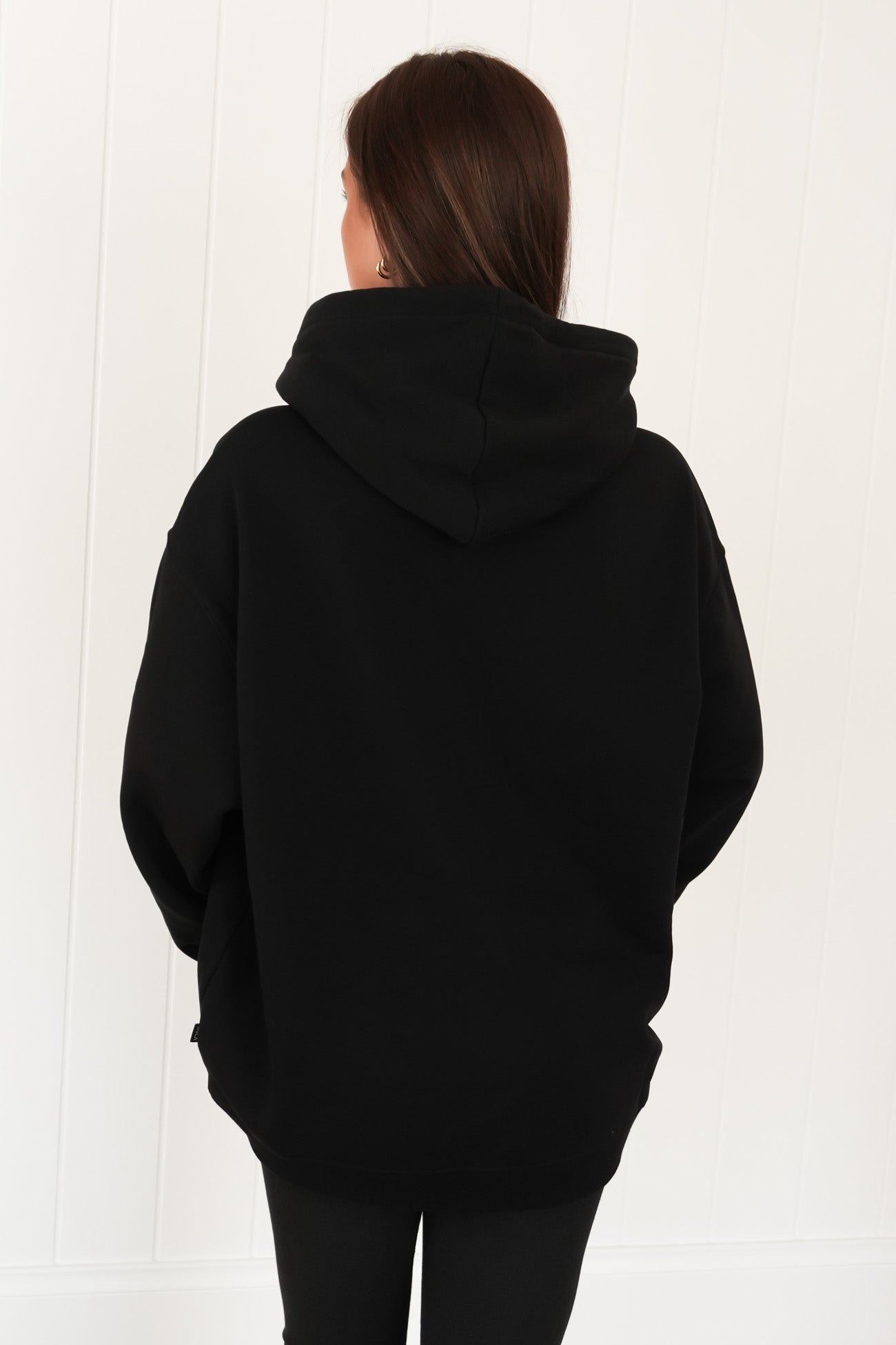 Baggie BF Hoodie Washed Black