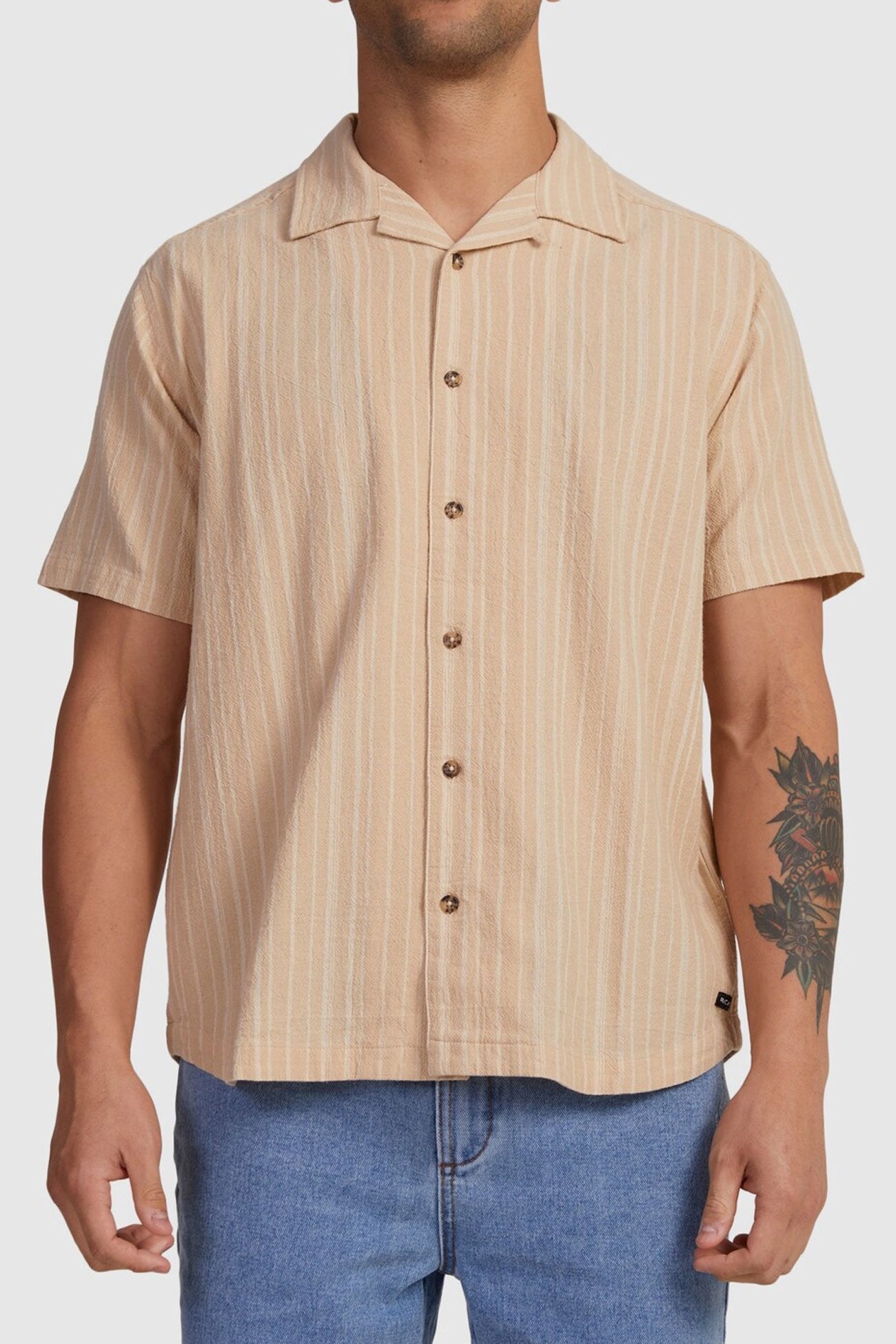 Beat Stripe Short Sleeve Shirt