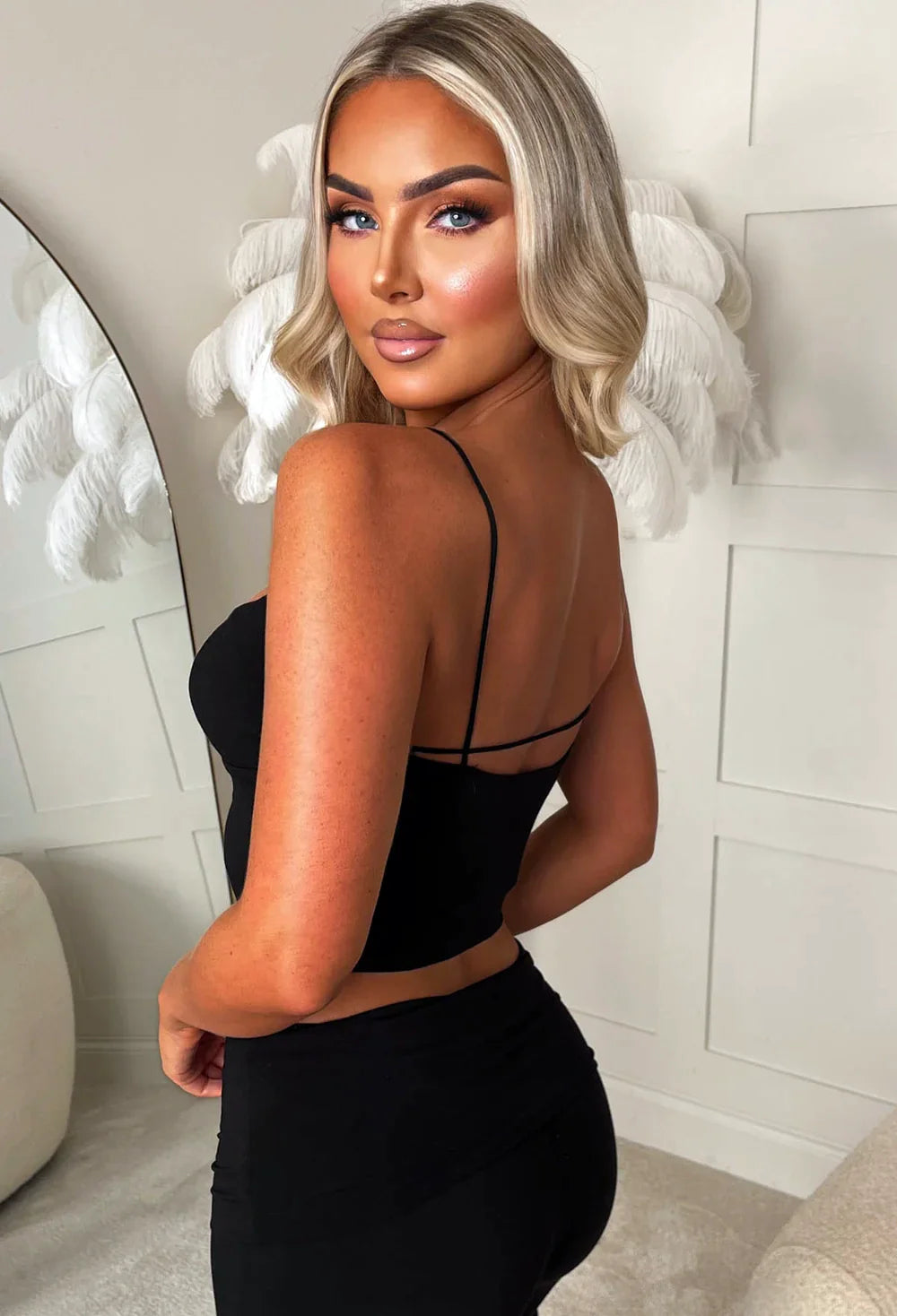 Comfort Core Black Jersey Loungewear Co-Ord Set