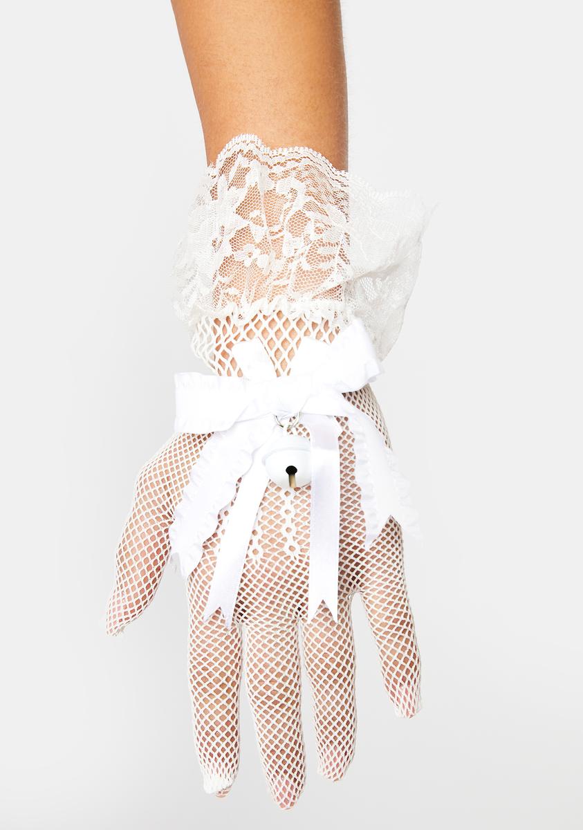 Angel Ringing It In Gloves