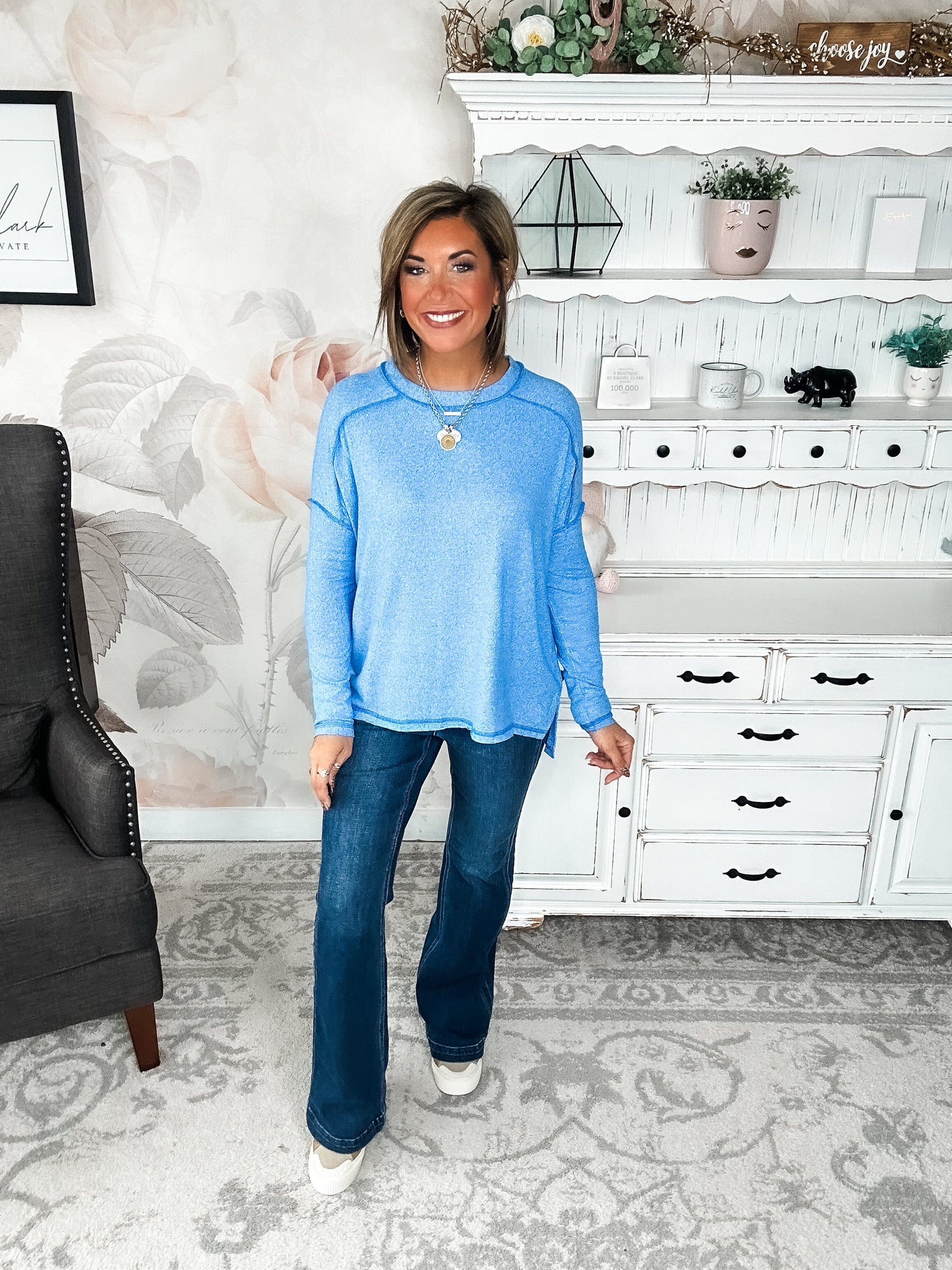 Midnight Mover Pullover - Ocean Blue