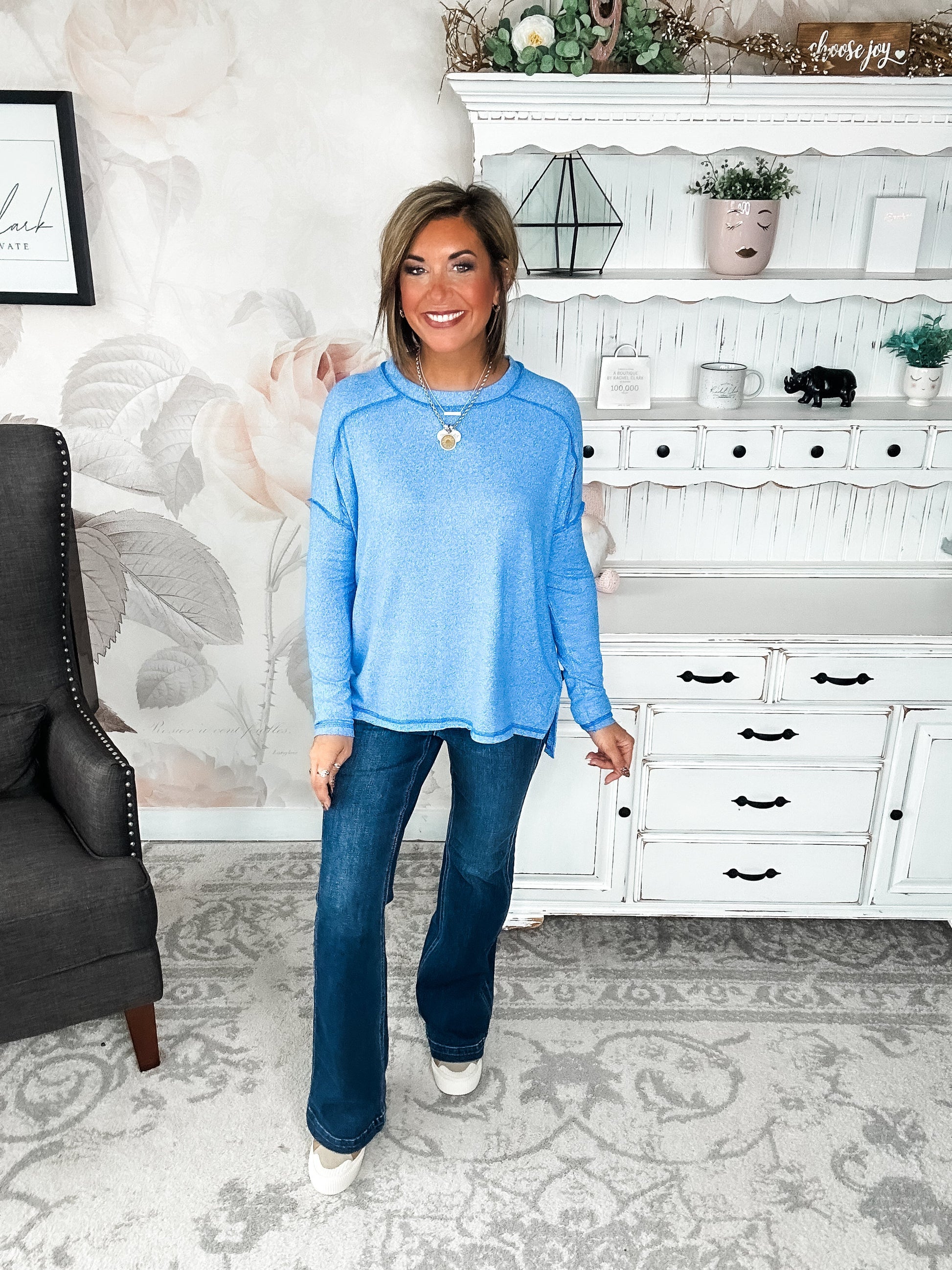 Midnight Mover Pullover - Ocean Blue