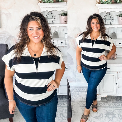 Hope Floats Quarter Zip Sweater