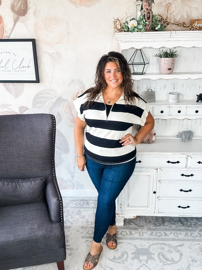 Hope Floats Quarter Zip Sweater