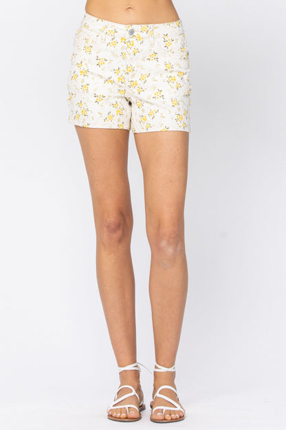 Judy Blue Floral Shorts