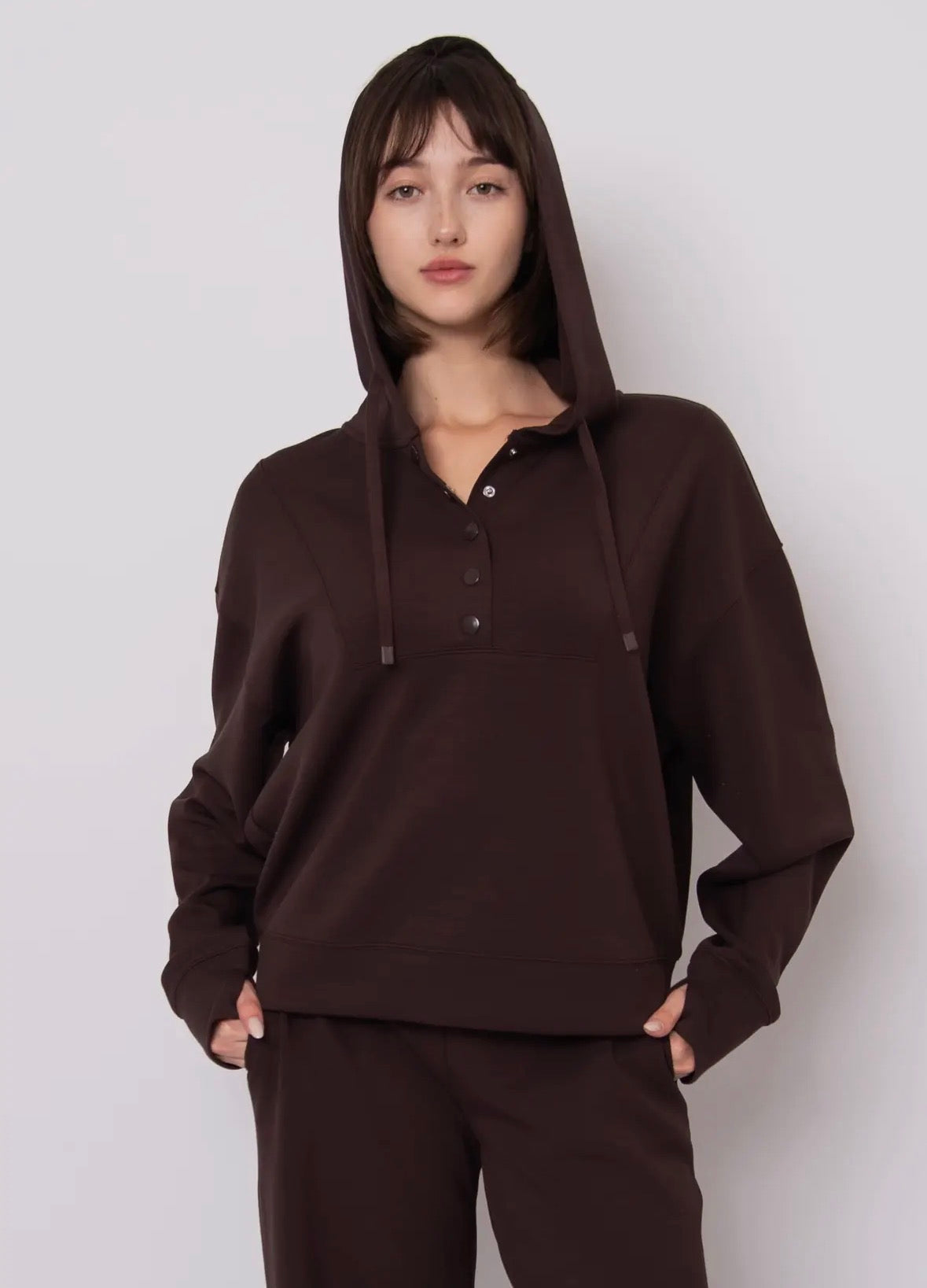 sallie snap hoodie
