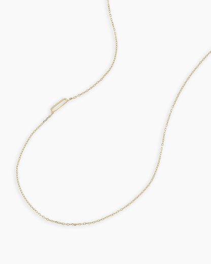 14K Gold Alphabet Necklace