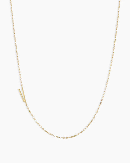 14K Gold Alphabet Necklace