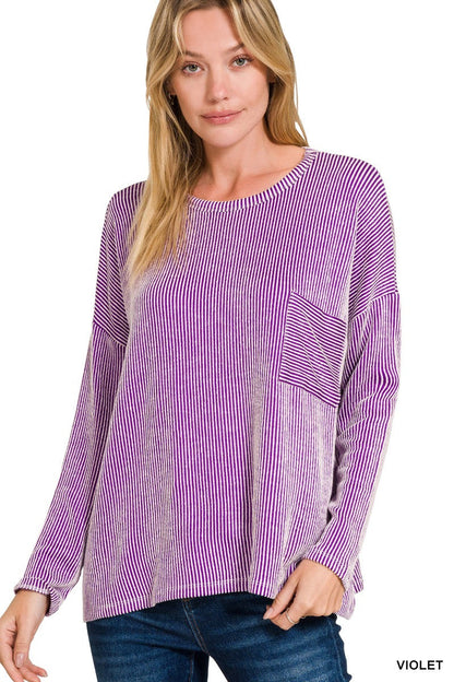 Into The Night Pullover - Violet
