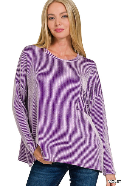 Into The Night Pullover - Violet
