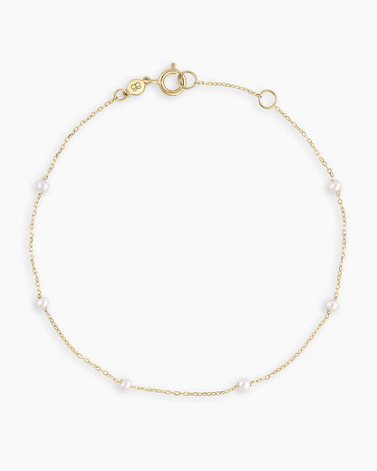14K Gold Pearl Newport Bracelet