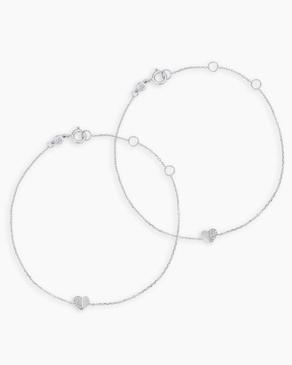 14K Diamond Bond Bracelet