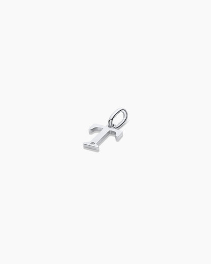 14K Diamond Vintage Alphabet Charm