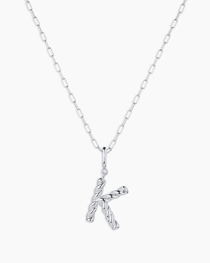 Crew Alphabet Statement Charm Necklace