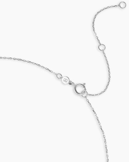 14K Diamond Vintage Alphabet Charm Necklace