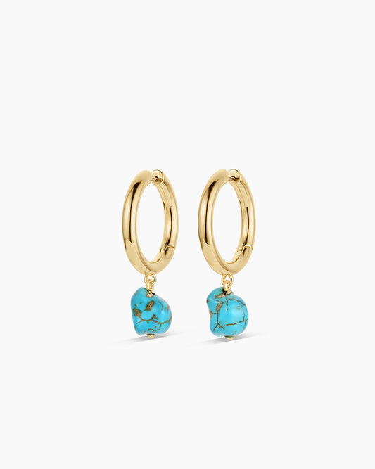Turquoise Cove Hoops