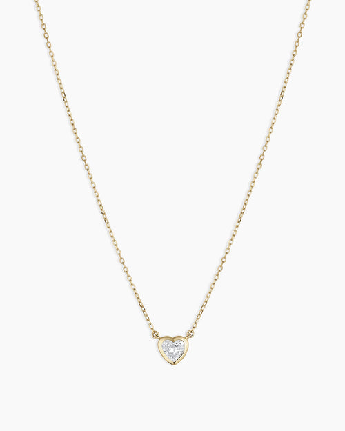 14K Lab Grown Diamond Heart Necklace