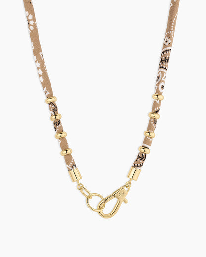 Paisley Bandana Long Necklace