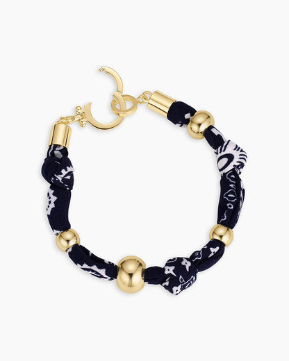 Paisley Bandana Knot Bracelet