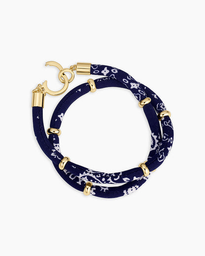 Paisley Bandana Wrap Bracelet