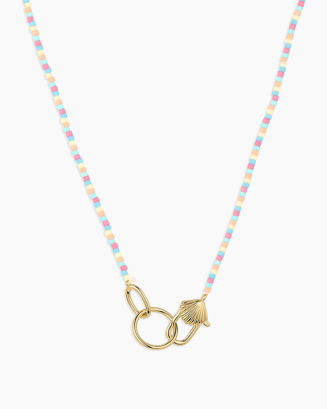 Scallop Padlock Beach Necklace