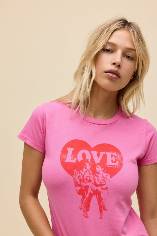 john lennon love is real headliner tee