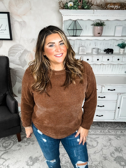 Moonlight Mixer Sweater - Brown