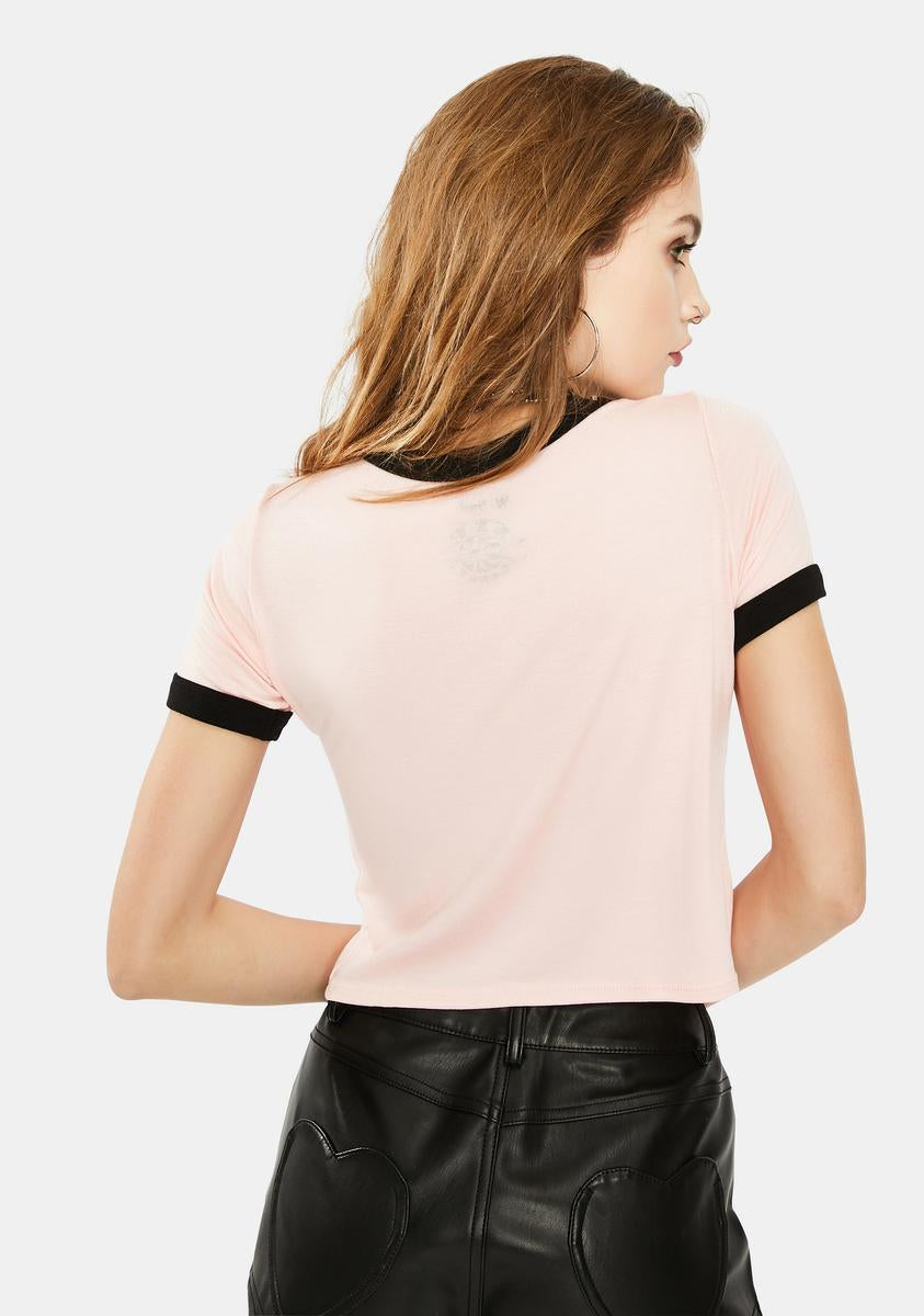 Angel Devil Cupid's Ringer Tee