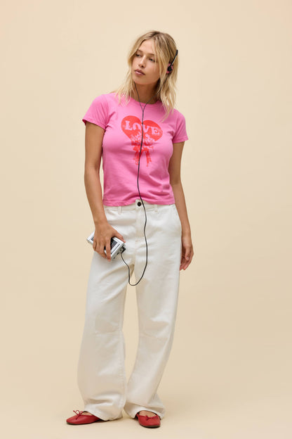 john lennon love is real headliner tee