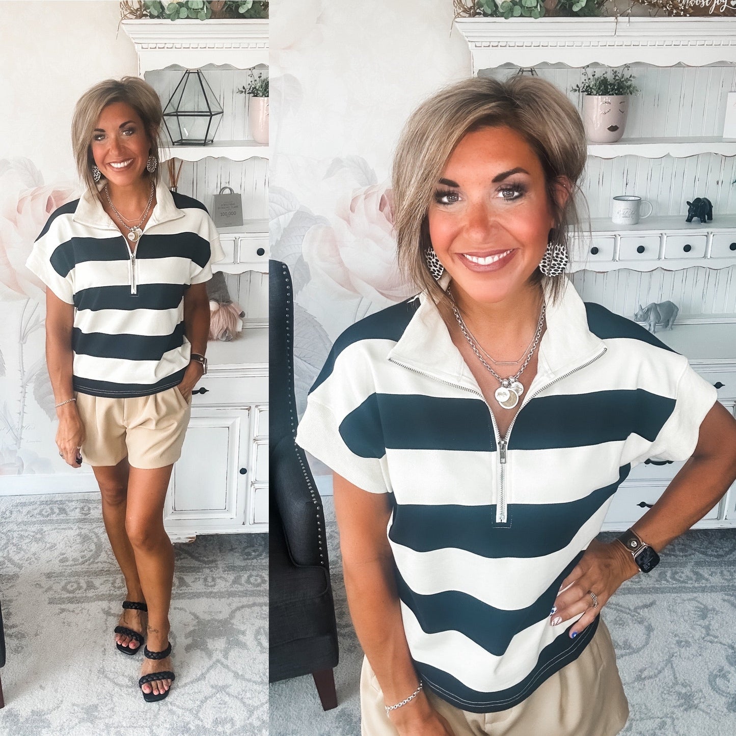 Hope Floats Quarter Zip Sweater