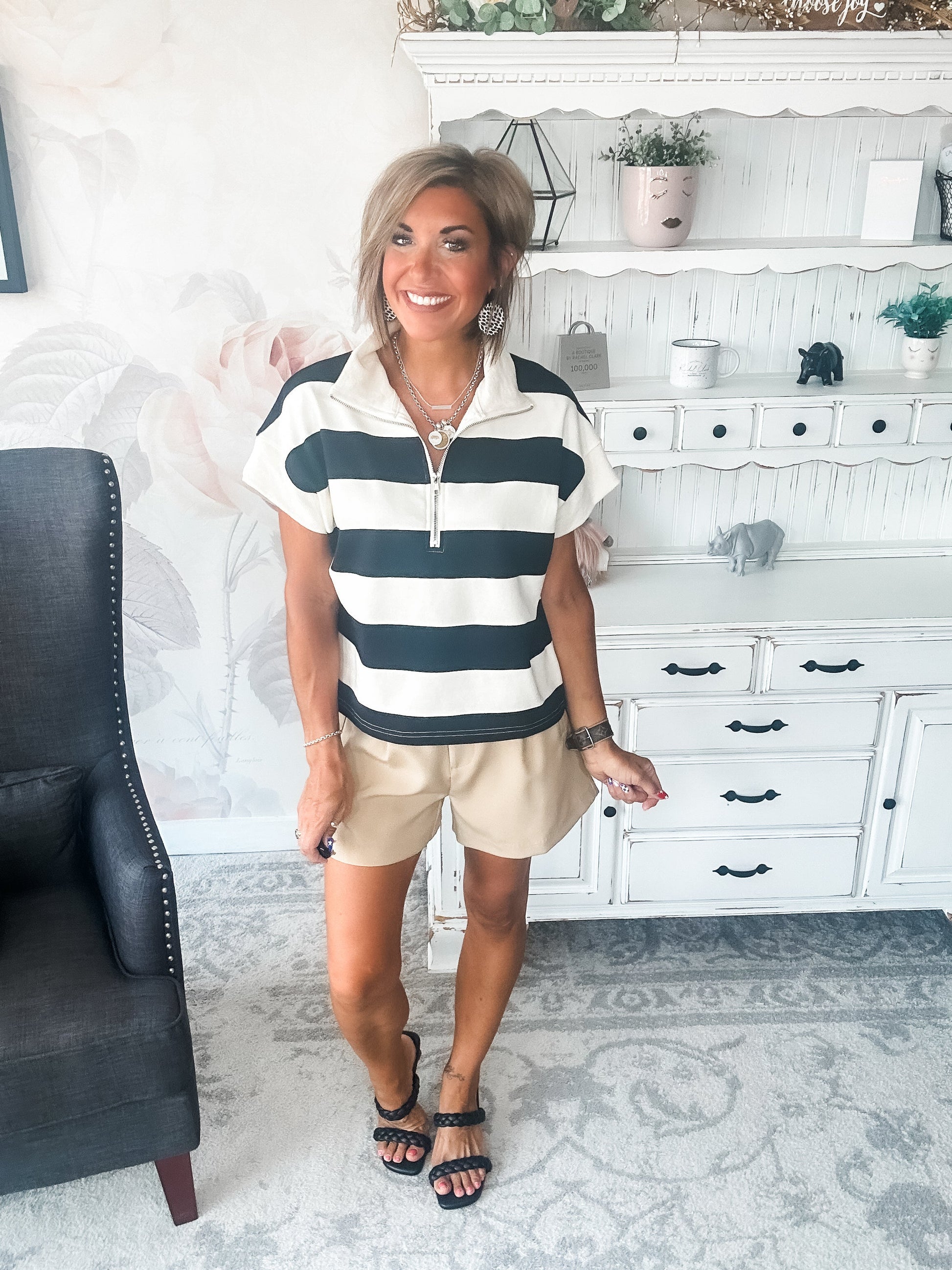 Hope Floats Quarter Zip Sweater