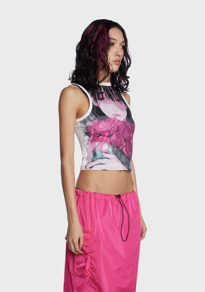 Anime Flower Girl Tank