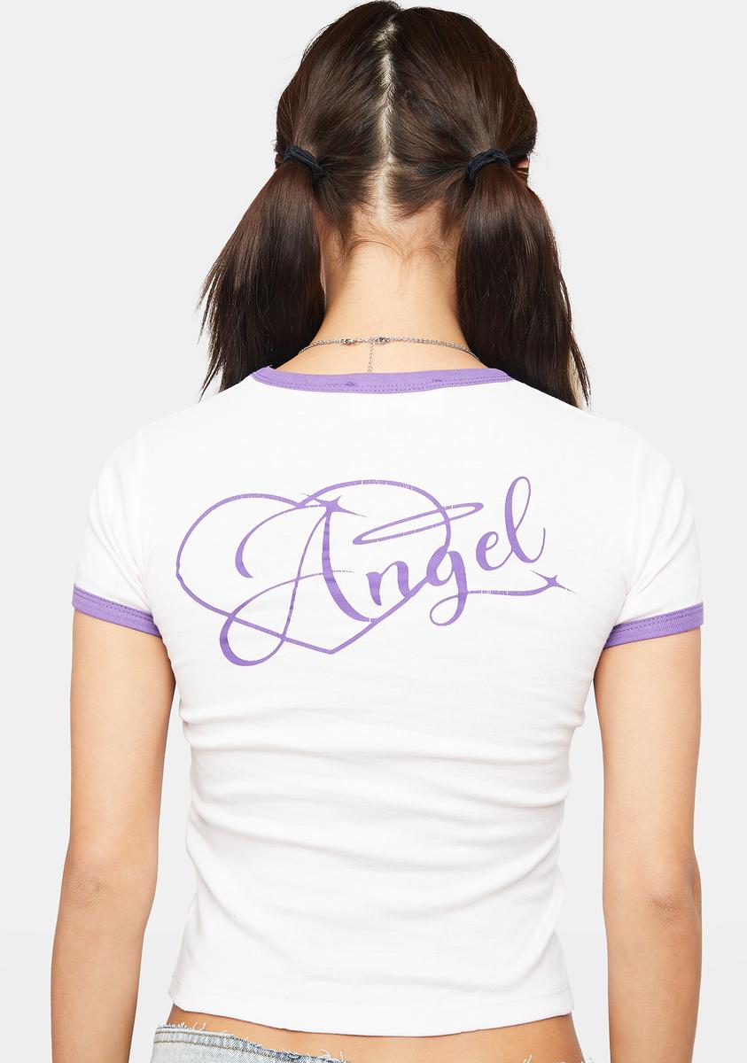 Angel Ringer Baby Tee