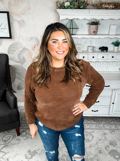 Moonlight Mixer Sweater - Brown