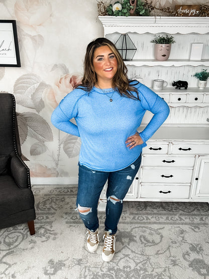Midnight Mover Pullover - Ocean Blue