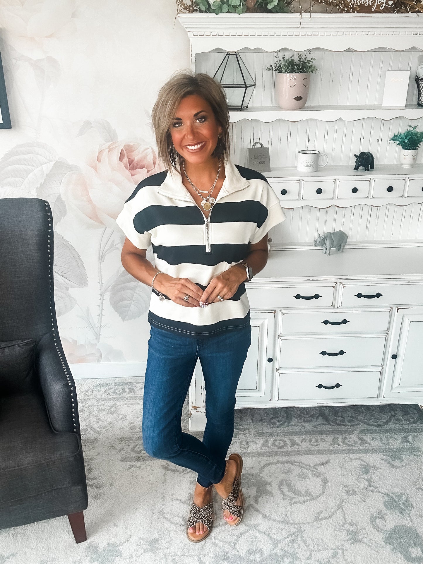 Hope Floats Quarter Zip Sweater