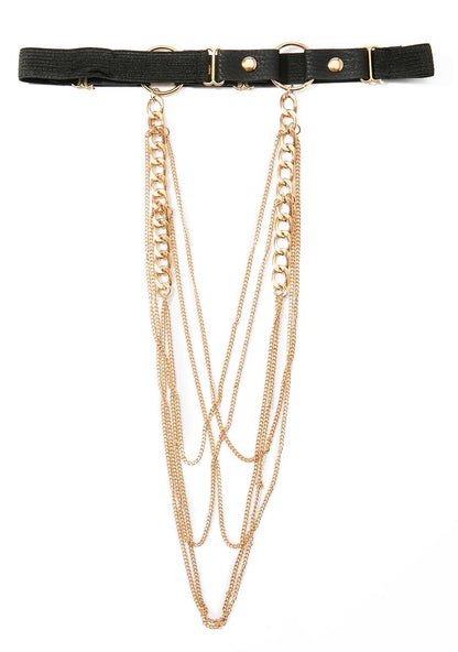 Apollonia Chain Thigh Harness