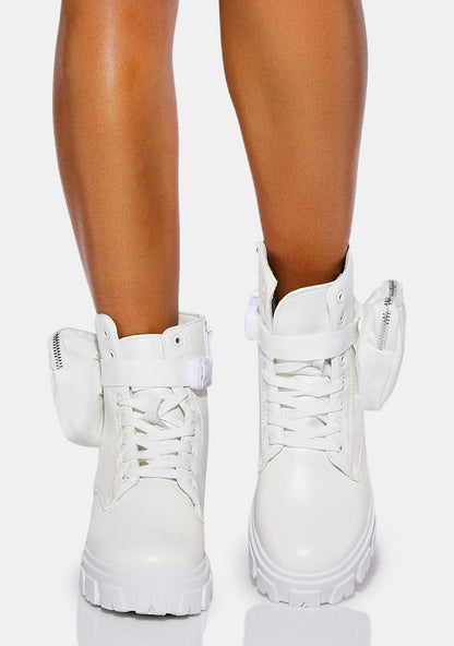 Angel Suit Yourself Winged Ankle Boots