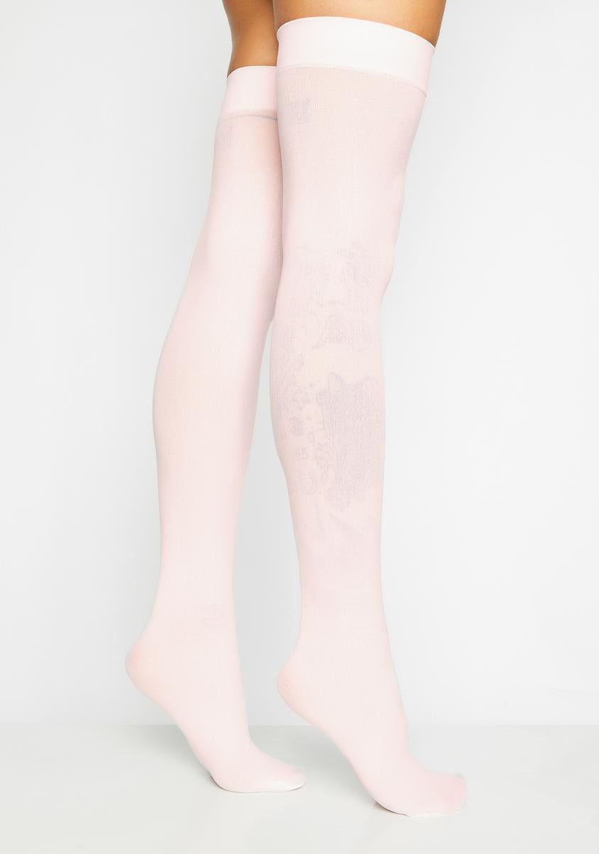 Angel Of Mine Sheer Thigh Highs