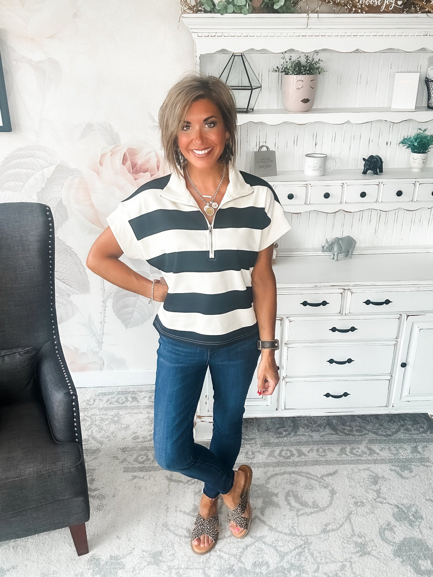 Hope Floats Quarter Zip Sweater