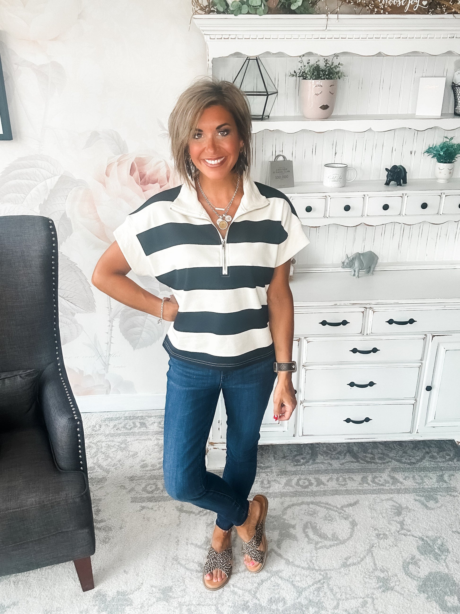 Hope Floats Quarter Zip Sweater