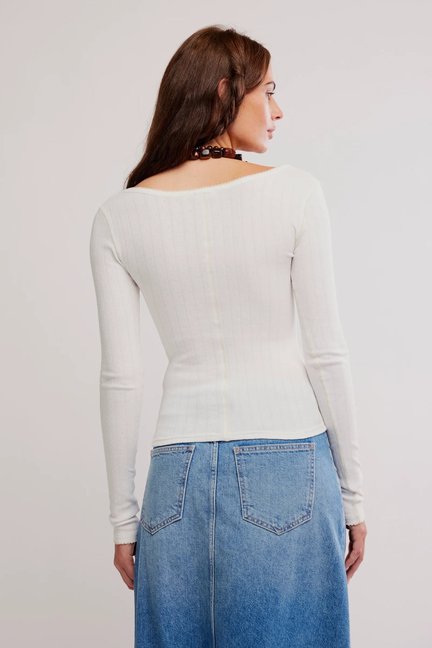 end game pointelle long sleeve
