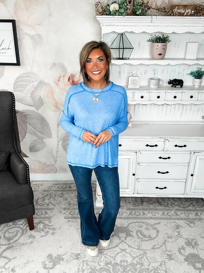Midnight Mover Pullover - Ocean Blue