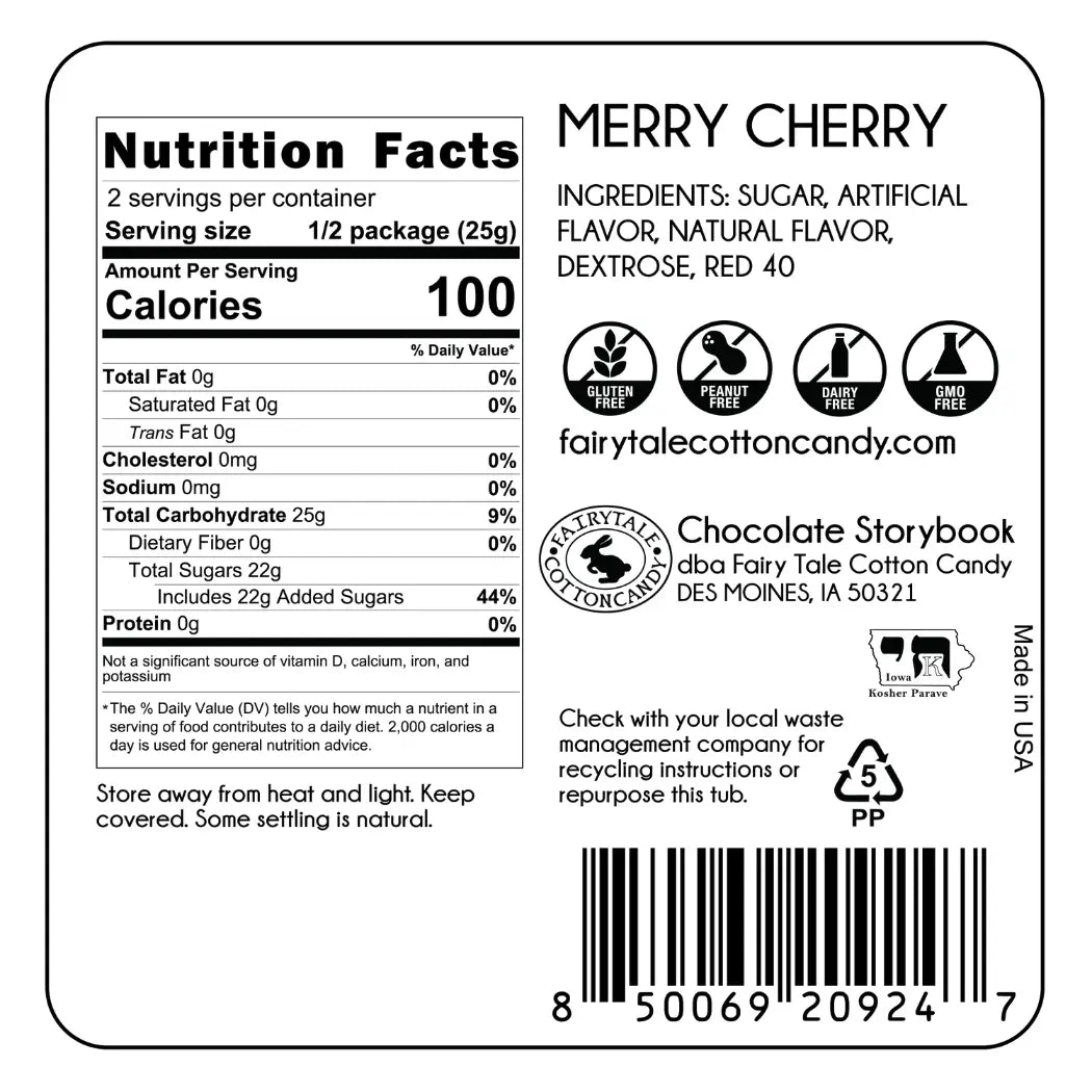 Merry Cherry Cotton Candy