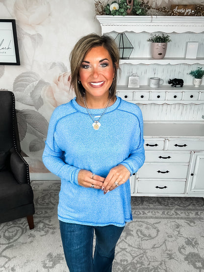 Midnight Mover Pullover - Ocean Blue