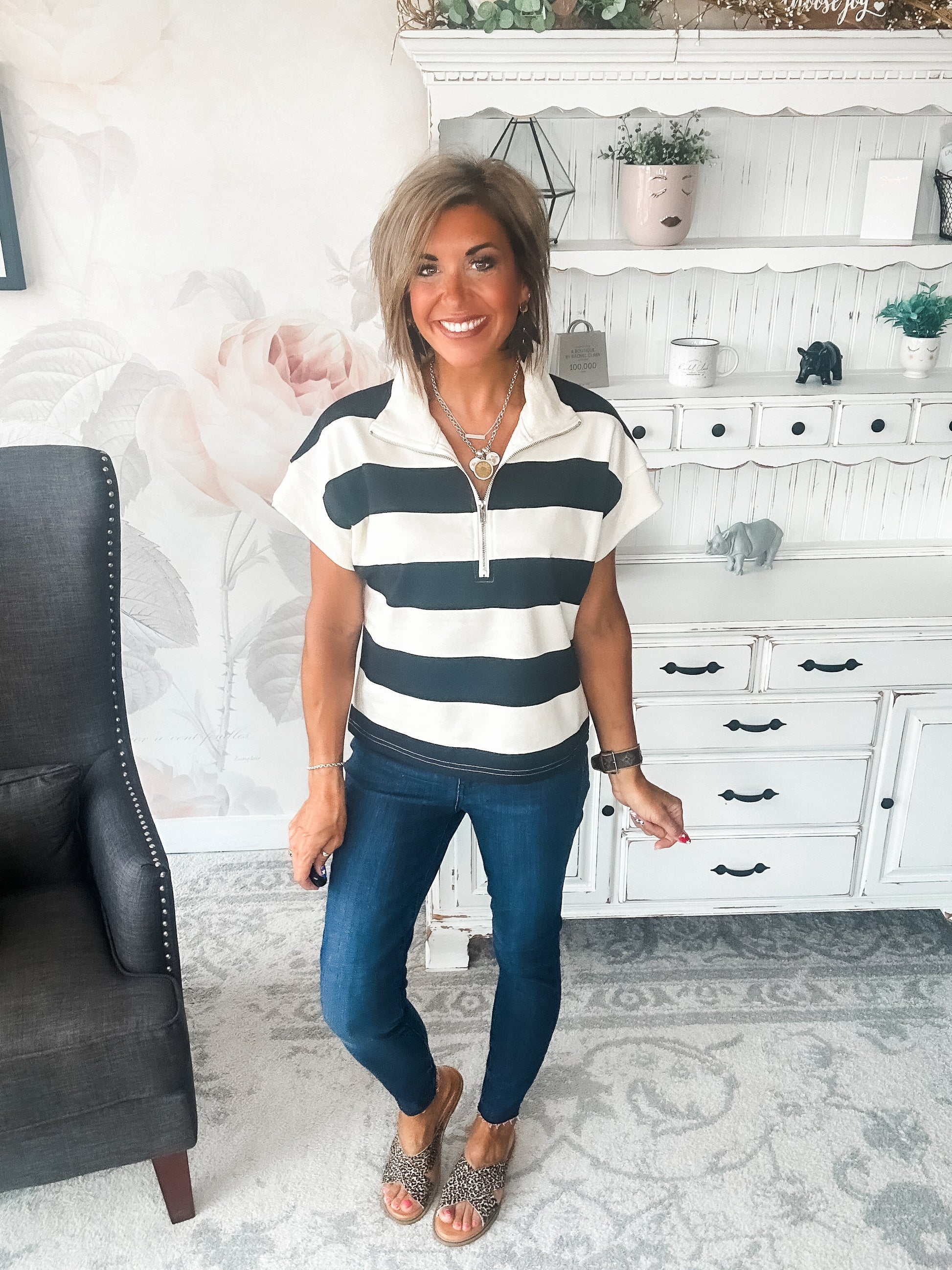 Hope Floats Quarter Zip Sweater