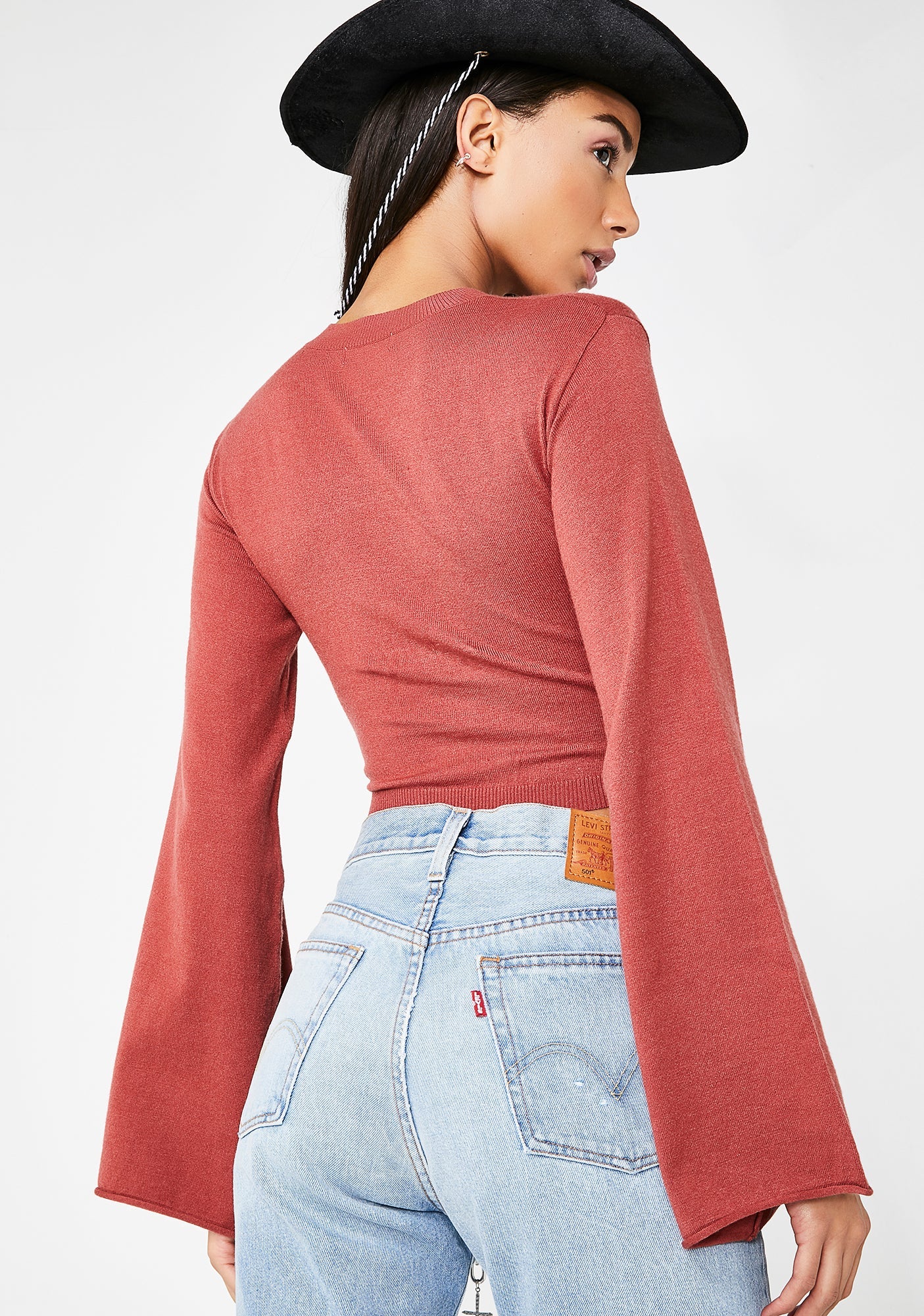 Amber Hot Lil Honey Long Sleeve Sweater