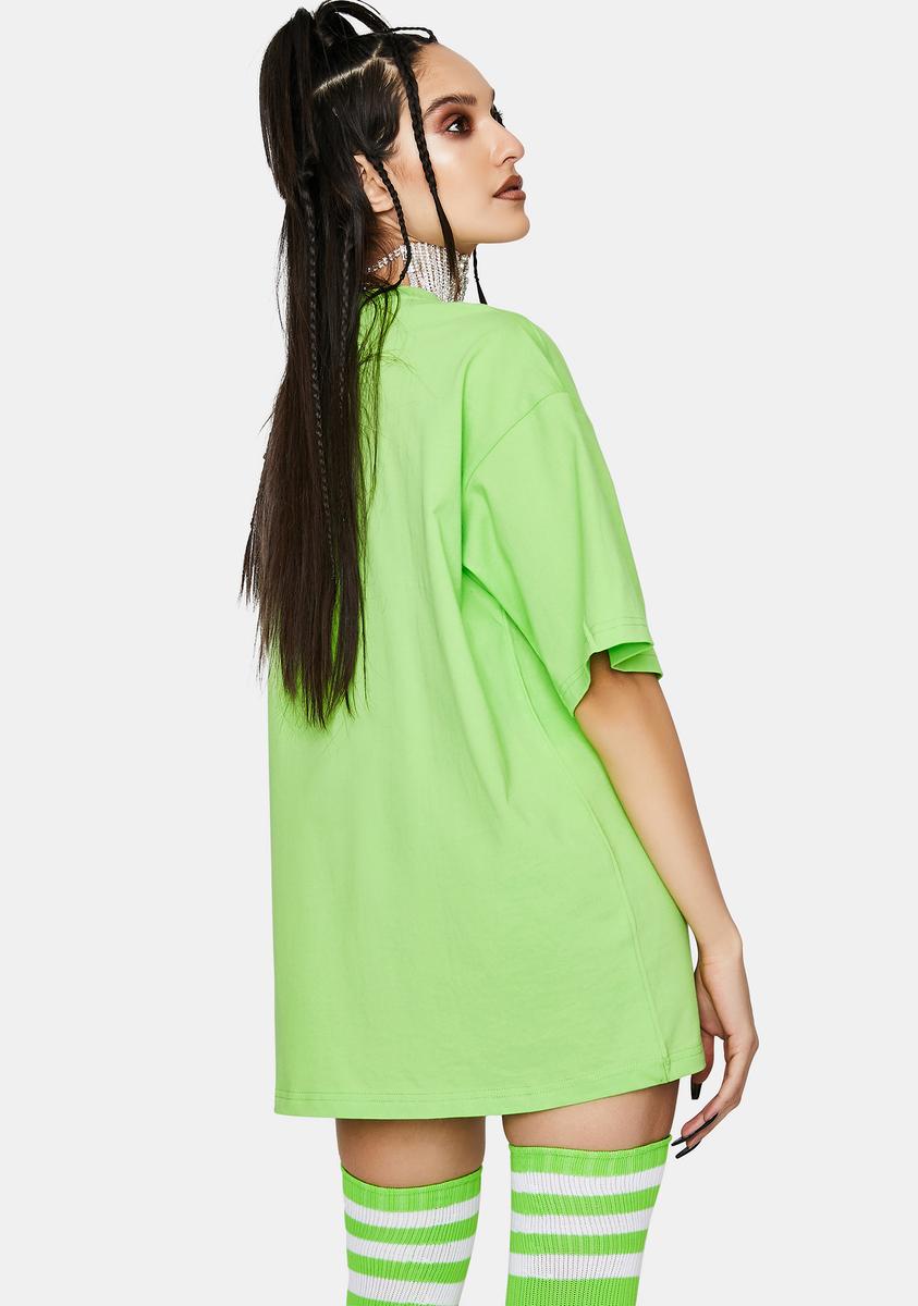 Angel Reflective Oversized Graphic Tee